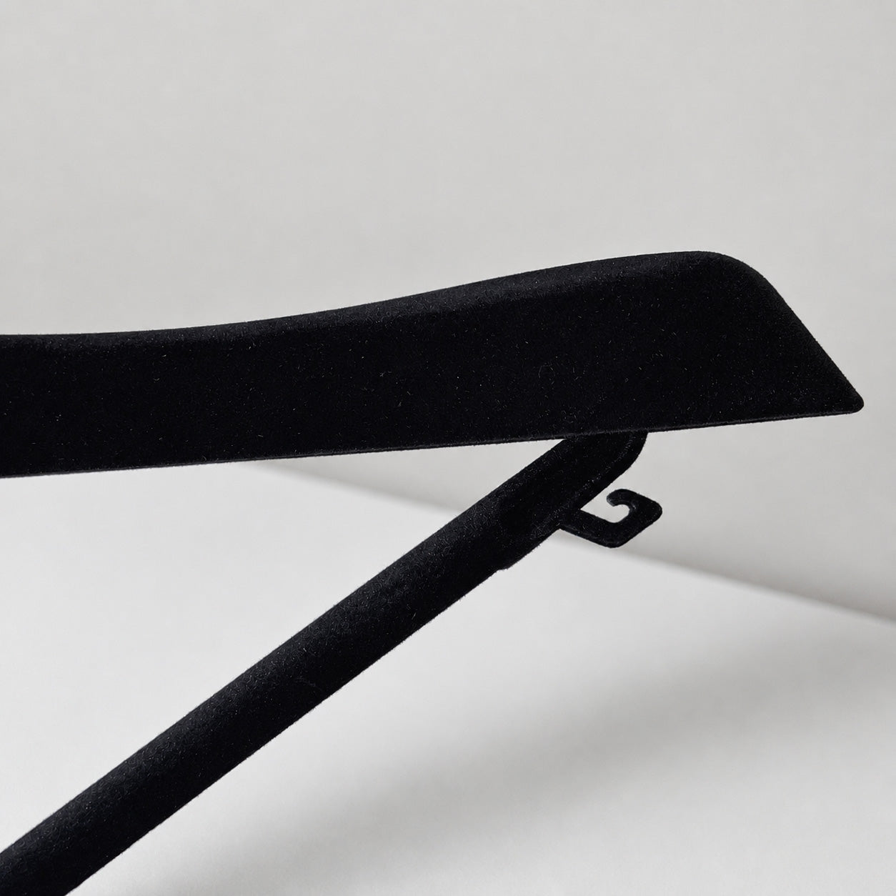 ABS Plastic Velvet Hangers – Non-Slip Flocked Coat Hanger Closet Organizer