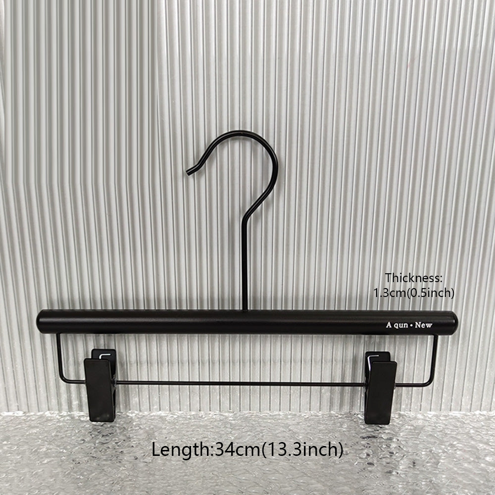 Premium Black Wood Hangers Non-Slip Luxury Hotel Hangers for Suits - thegarmenthanger