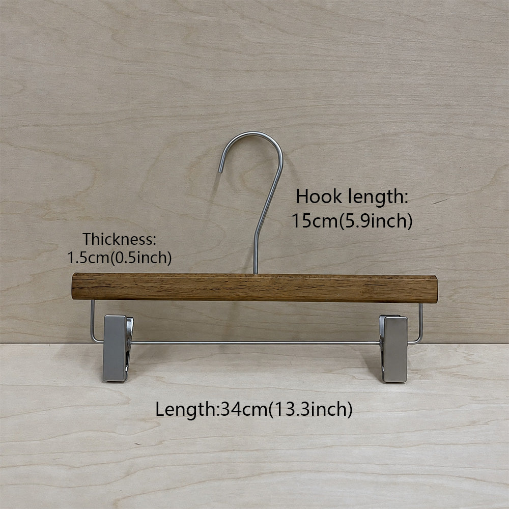 Wholesale Vintage Rubberwood Clothes & Pants Hangers | Custom Logo