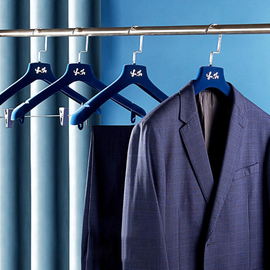 Luxury Velvet Suit Hanger Non-Slip Wedding Gown Display - TheGarmentHanger
