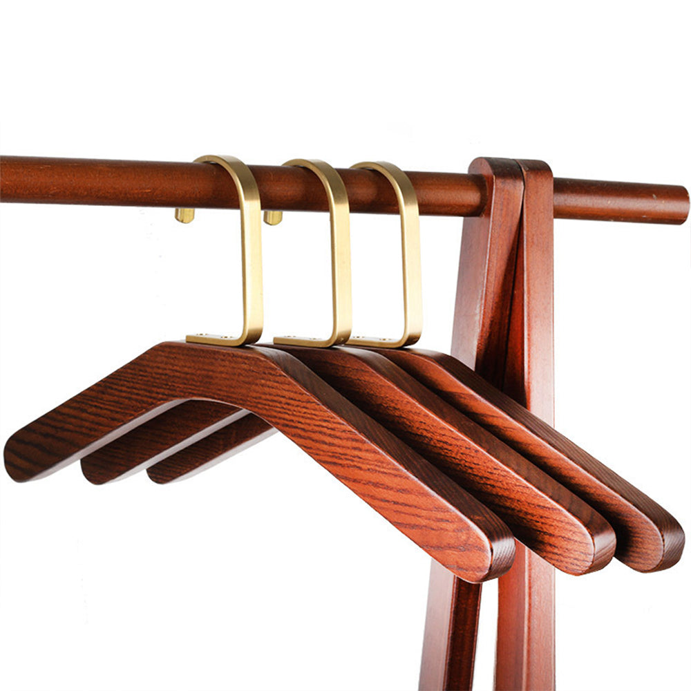 Premium Walnut Wood Hangers - Vintage Style for Coats Shirts Dresses | thegarmenthanger