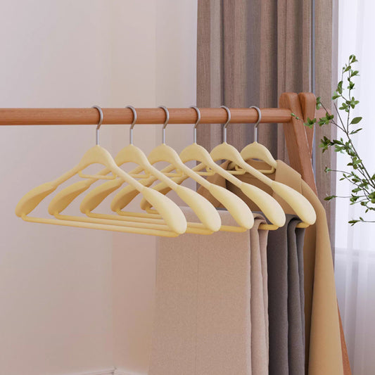 Premium Wide Shoulder Velvet Hangers - Non-Slip Heavy Duty Suit & Coat Rack