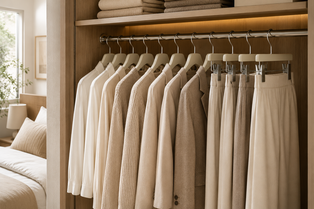 The Secret to a Luxurious Closet: How Color-Coordinated Hangers Can Transform Your Entire Space