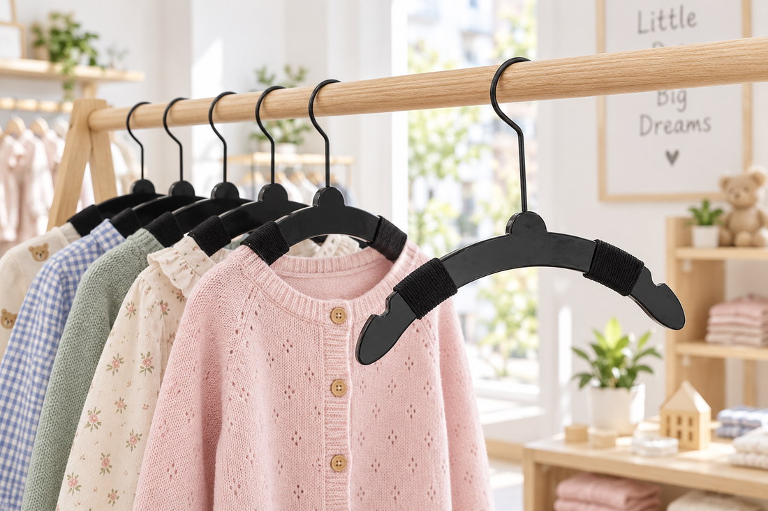 How Can a Small Children’s Boutique Improve Its Displays with Clear Hangers? 5 Low-Cost Visual Upgrades