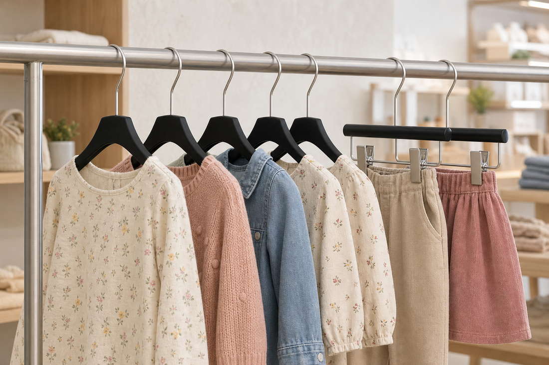 How to Choose the Right Kids’ Hanger Size and Prevent Clothes from Losing Shape