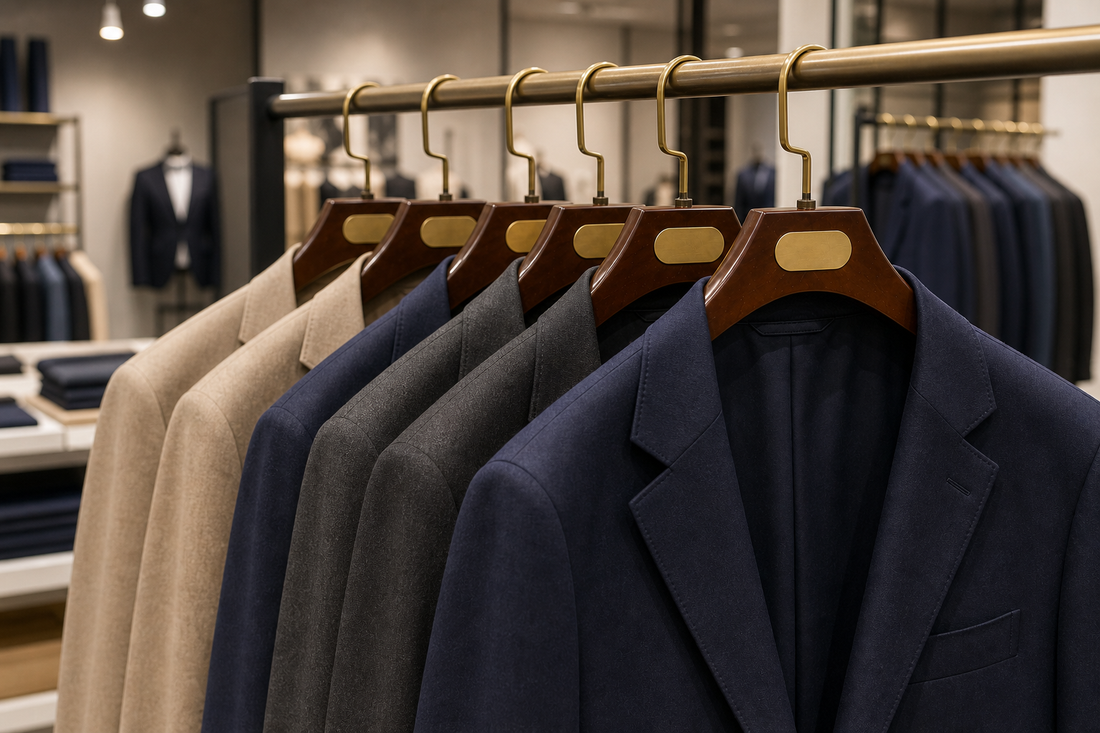 Wide Shoulder vs. Standard Hangers: Which Is Better for Suits and Blazers?