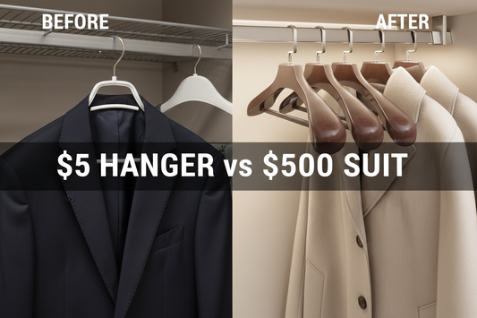 The Hidden Cost of Cheap Hangers: How a $5 Hanger Can Ruin Your $500 Suit
