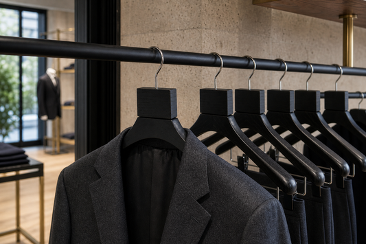 Black Wood Hangers vs Natural Wood Hangers: Which Is Better for Your Brand Display?