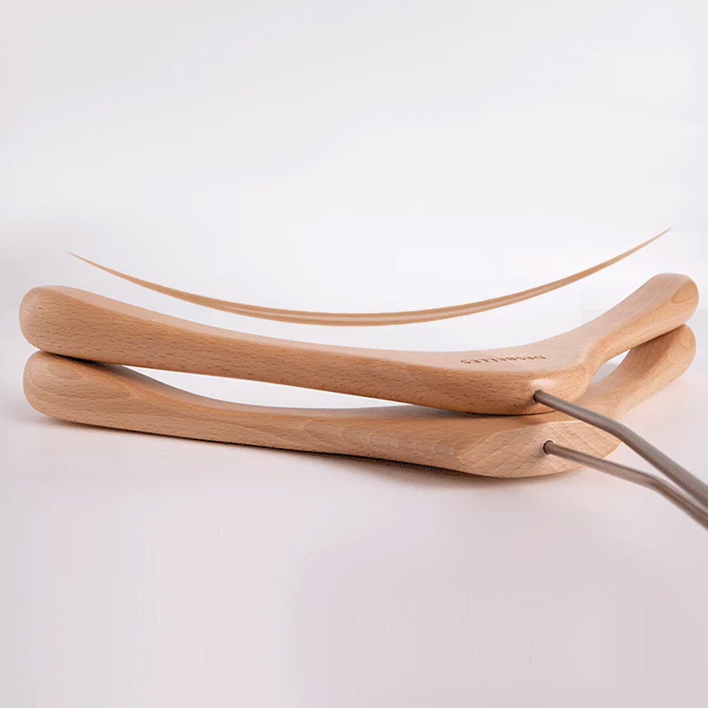 Premium Beech Wood Clothes & Trouser Hangers | Custom OEM/ODM | Low MOQ from 50pcs