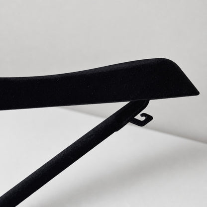 ABS Plastic Velvet Hangers – Non-Slip Flocked Coat Hanger Closet Organizer