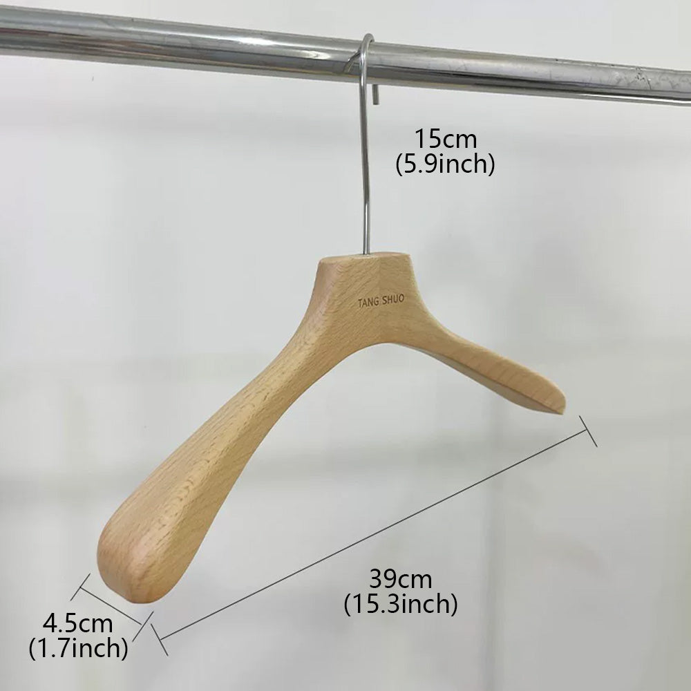 Beech Wood Women's Suit Hanger | 360° Swivel Hook | Boutique Clothing Hanger