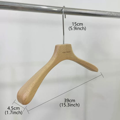 Beech Wood Women's Suit Hanger | 360° Swivel Hook | Boutique Clothing Hanger