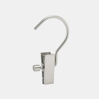 Metal Hanging Clips with Swivel Hooks, 20-Pack – Non-Slip Padded Grip