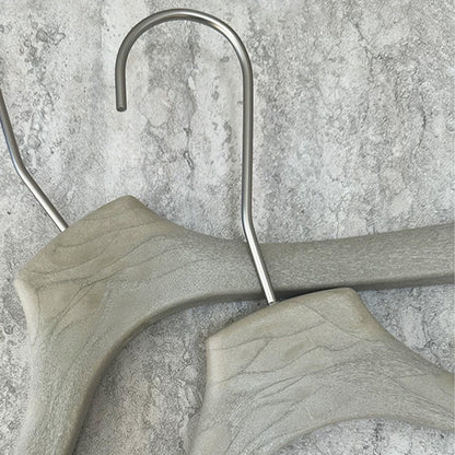 Wholesale Custom Gray ABS Resin Hangers with Clips for Women’s Boutiques