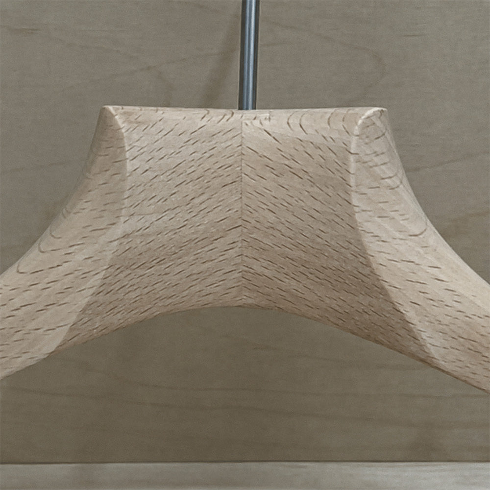 Natural Beech Wood Suit Hangers & Adjustable Clip Pants Hangers | Custom Logo