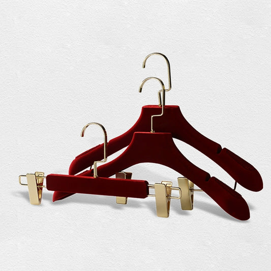 Custom Logo Velvet Hangers for Wedding Dresses TheGarmentHanger Premium Non-Slip