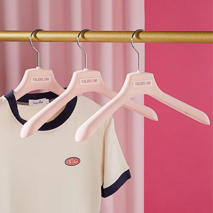 Premium Pink Velvet Hangers - Non-Slip Rotating Clothes Hangers for Boutiques & Homes