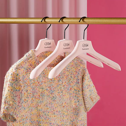 Premium Pink Velvet Hangers - Non-Slip Rotating Clothes Hangers for Boutiques & Homes