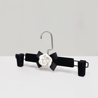 Camellia Velvet Non-Slip Hangers & Adjustable Pant Hangers for Boutique Clothing Display
