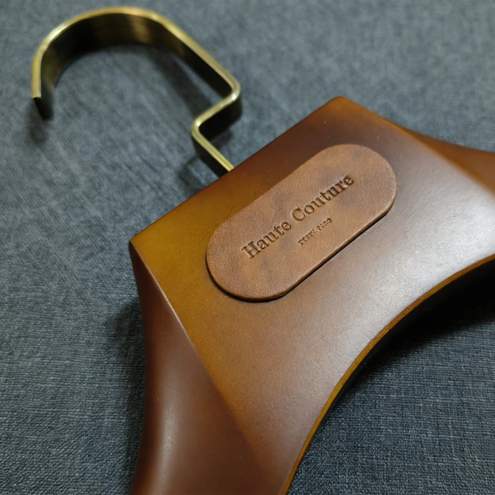 Wholesale Wide Shoulder Plastic Suit Hangers with Trouser Bar | Custom Logo