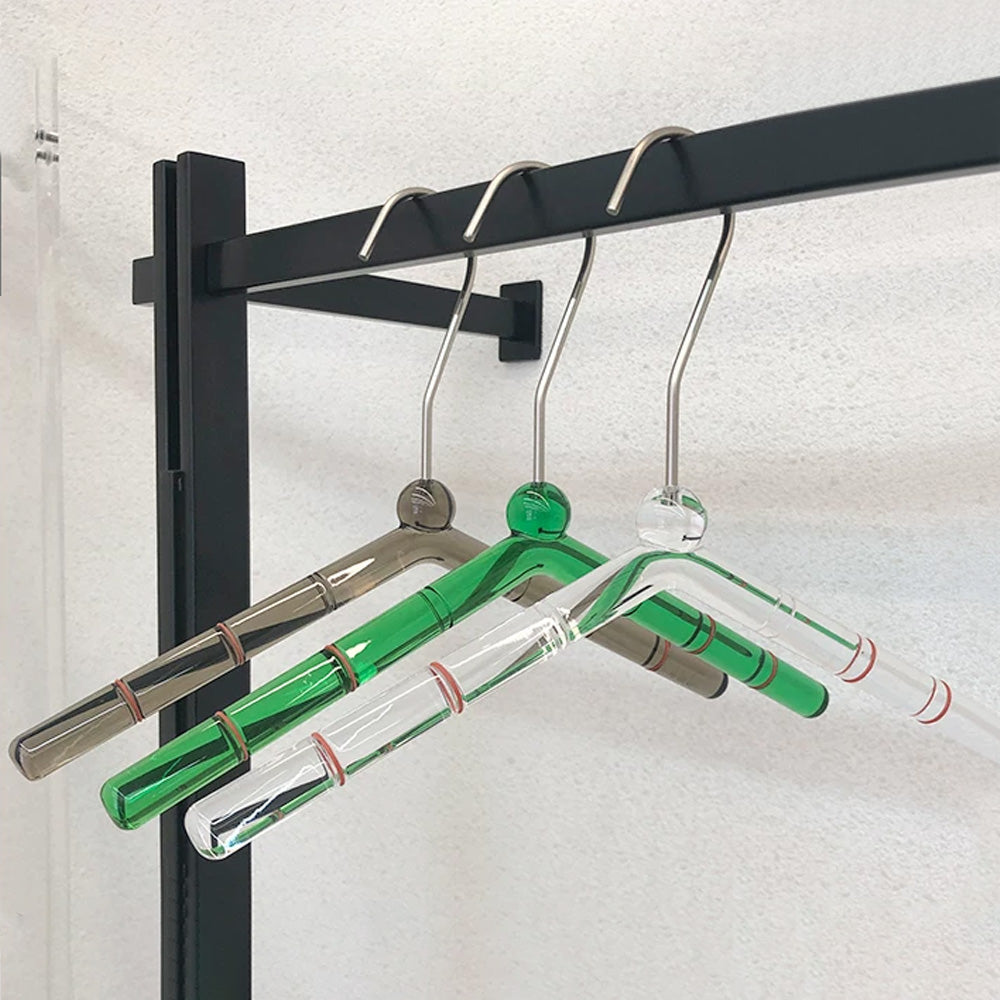 Crystal Acrylic Clothes Hangers & Pants Hangers – Non-Slip Boutique Display