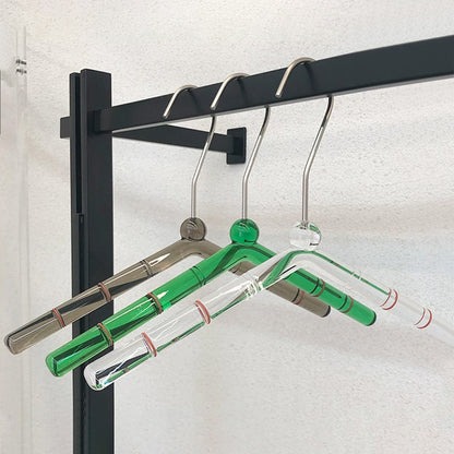 Crystal Acrylic Clothes Hangers & Pants Hangers – Non-Slip Boutique Display