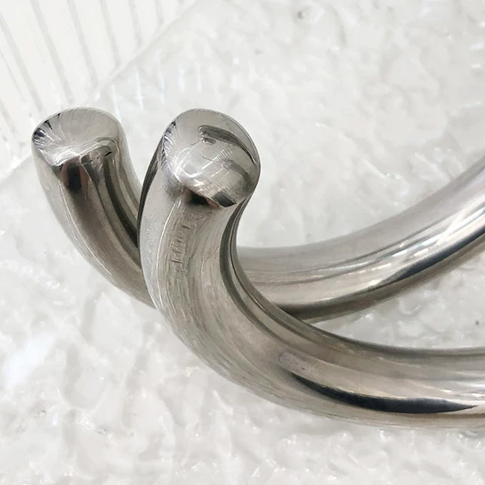 Stainless Steel C-Ring Scarf & Belt Hanger for Closet and Retail Display