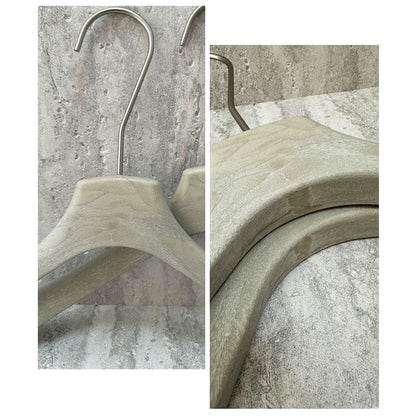 Wholesale Custom Gray ABS Resin Hangers with Clips for Women’s Boutiques