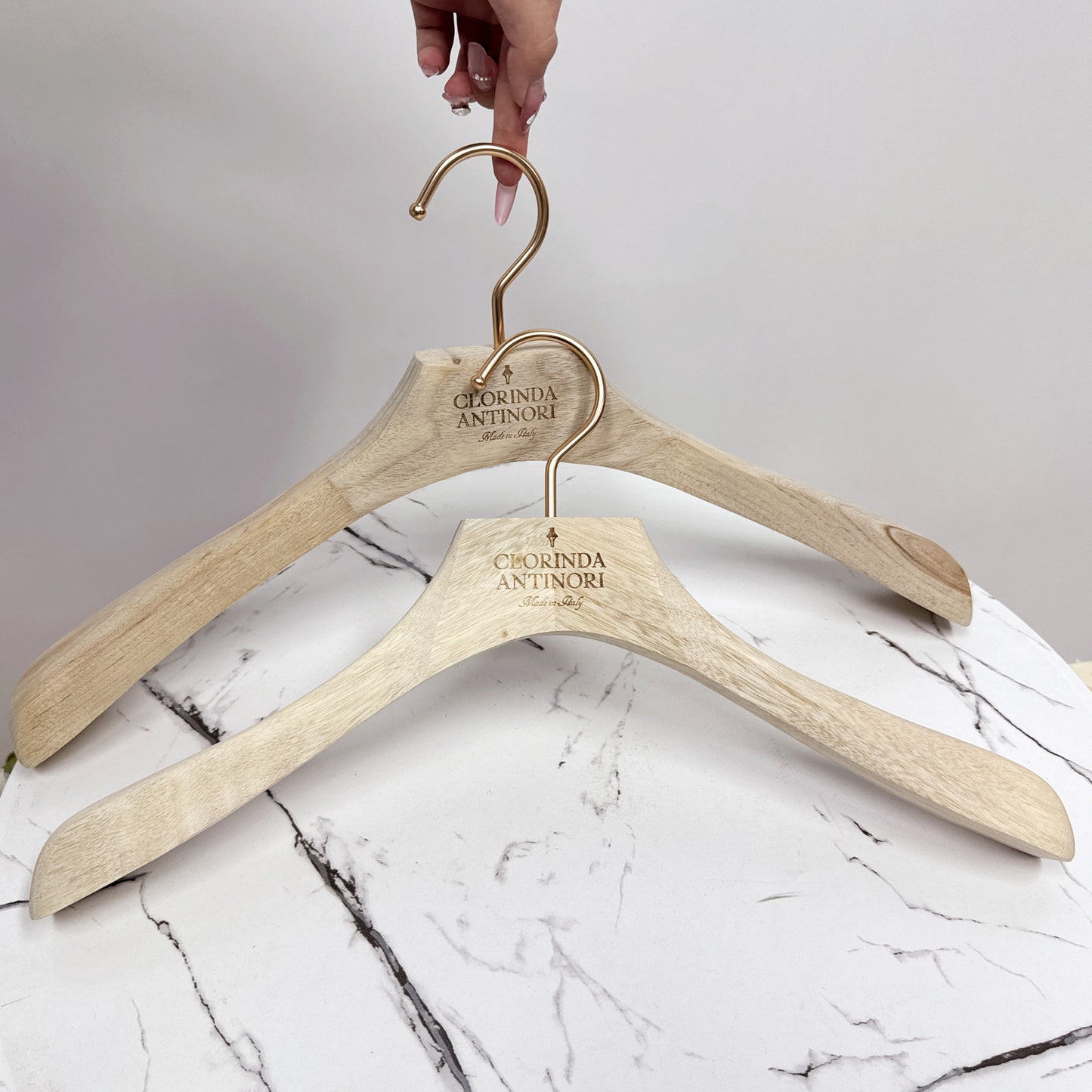 Natural Camphor Wood Clothes Hanger - Premium Moth-Proof Suit Rack | thegarmenthanger