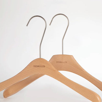 Premium Beech Wood Clothes & Trouser Hangers | Custom OEM/ODM | Low MOQ from 50pcs