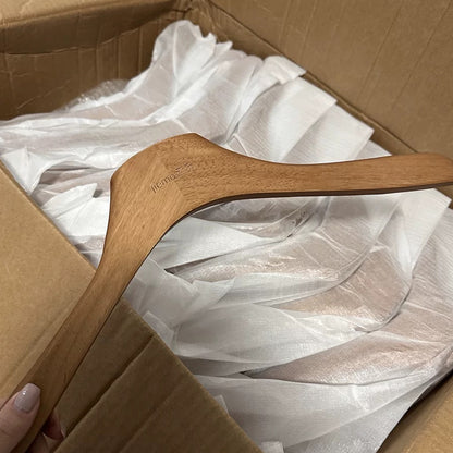 Premium Oak Hangers Set - Suits Pants Shirts | thegarmenthanger Boutique Hotel Collection