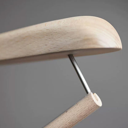 Solid European Beech Wood Hangers for Suits, Coats, Pants & Skirts