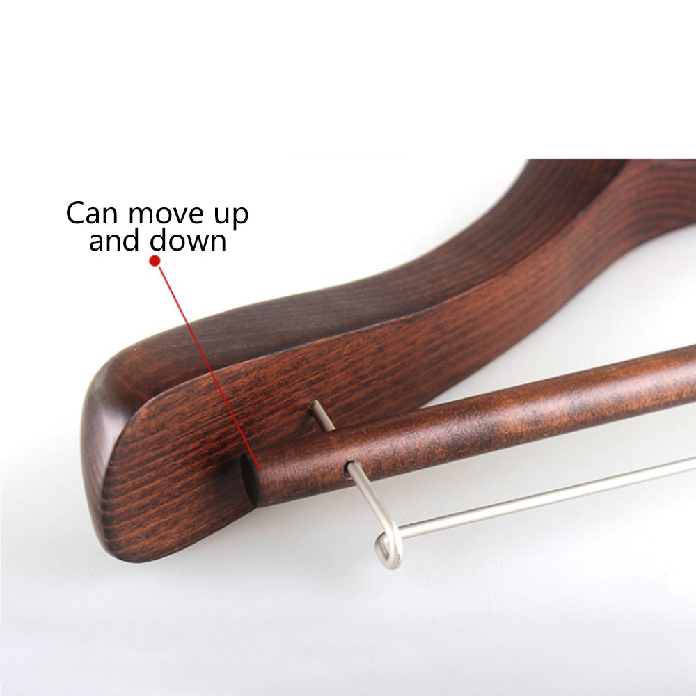 Luxury Wood Suit Hangers - Wide Shoulder Design for Jackets & Coats | thegarmenthanger