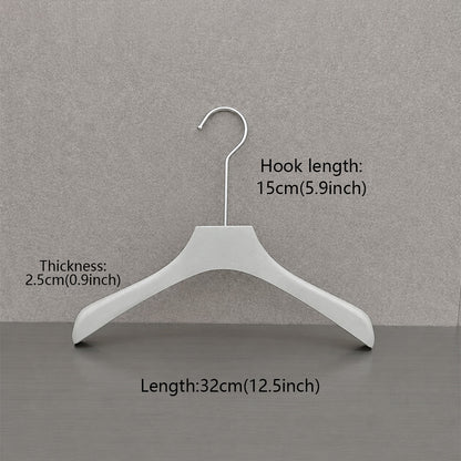 Wholesale Gray Wooden Kids Clothes Hangers with Adjustable Clips