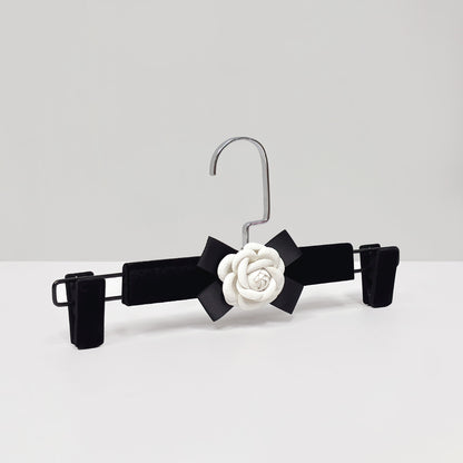 Camellia Velvet Non-Slip Hangers & Adjustable Pant Hangers for Boutique Clothing Display