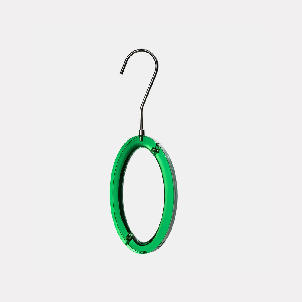 Custom Green Acrylic Hangers with Logo | Wholesale Clothing Hangers