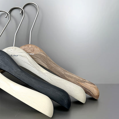Wholesale Resin Clothes Hangers with Custom Logo and Adjustable Clips