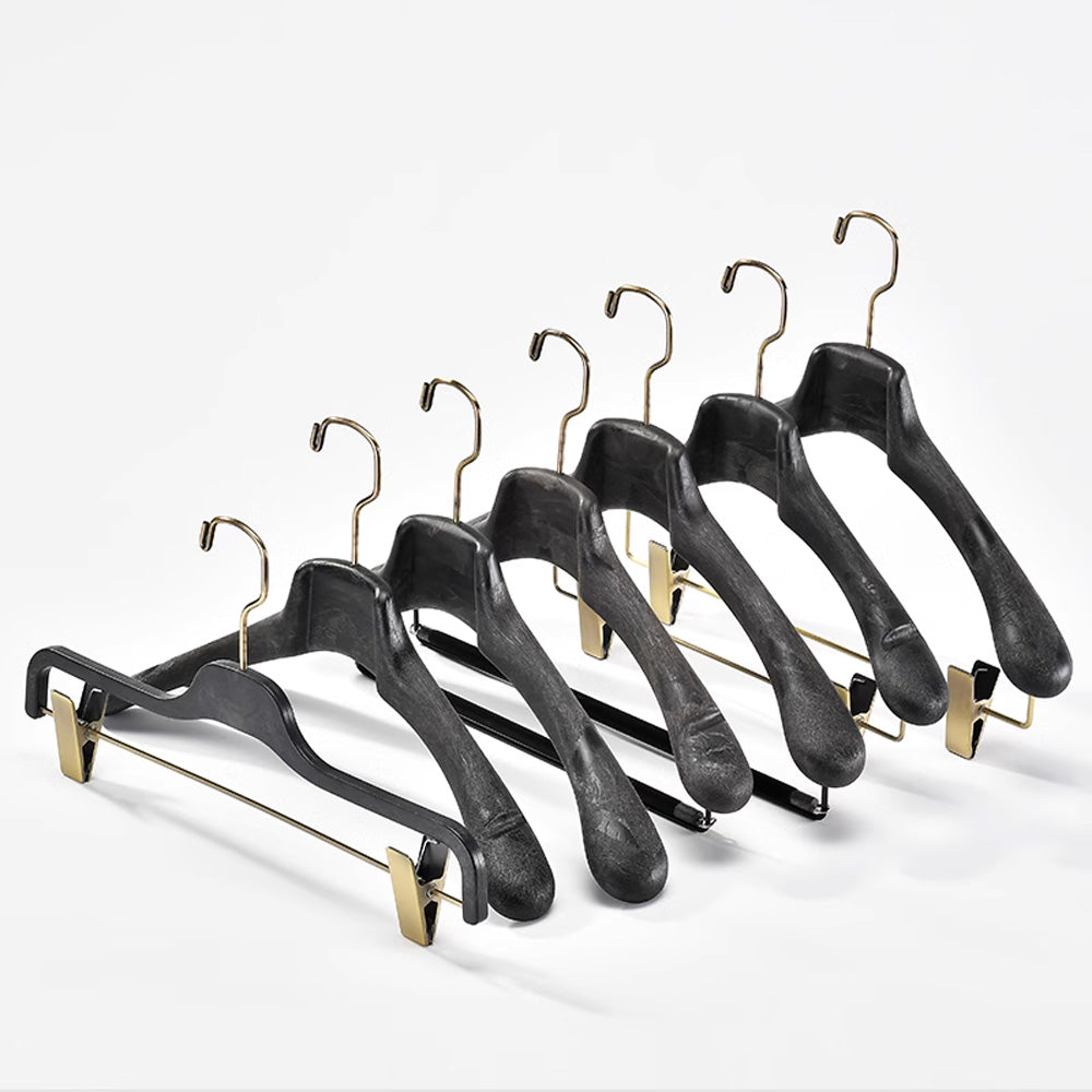 Heavy-Duty Resin Clothes Hangers | Suit & Pants Hangers for Men & Women