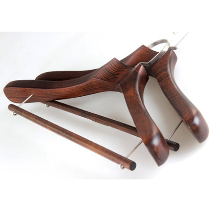 Luxury Wood Suit Hangers - Wide Shoulder Design for Jackets & Coats | thegarmenthanger