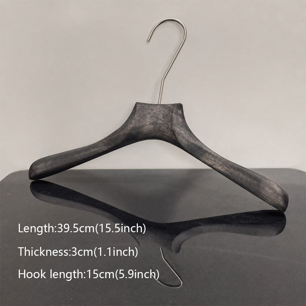 Wholesale Wooden Clothes Hangers with Adjustable Pants Clips & Custom Logo