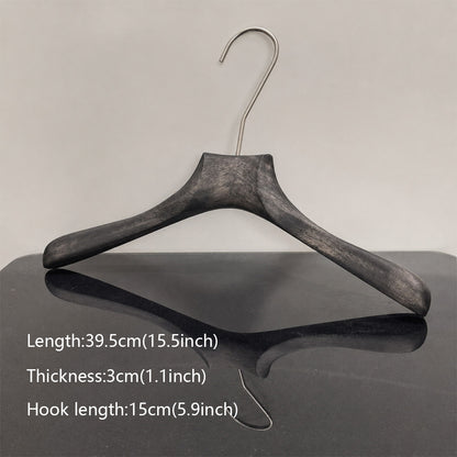 Wholesale Wooden Clothes Hangers with Adjustable Pants Clips & Custom Logo