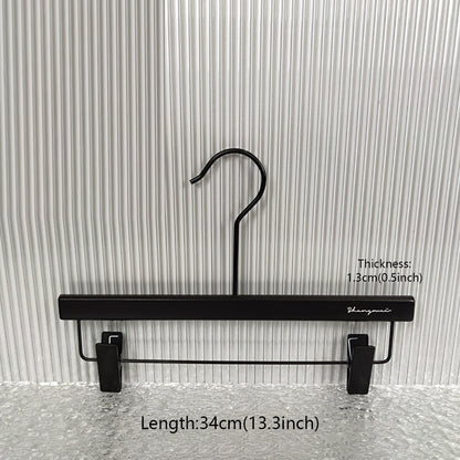 Premium Black Wood Hangers Non-Slip Luxury Hotel Hangers for Suits - thegarmenthanger