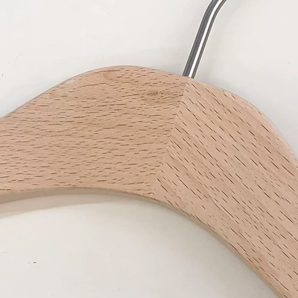 Women’s Beech Wood Hangers with Clips | Custom Boutique Hangers
