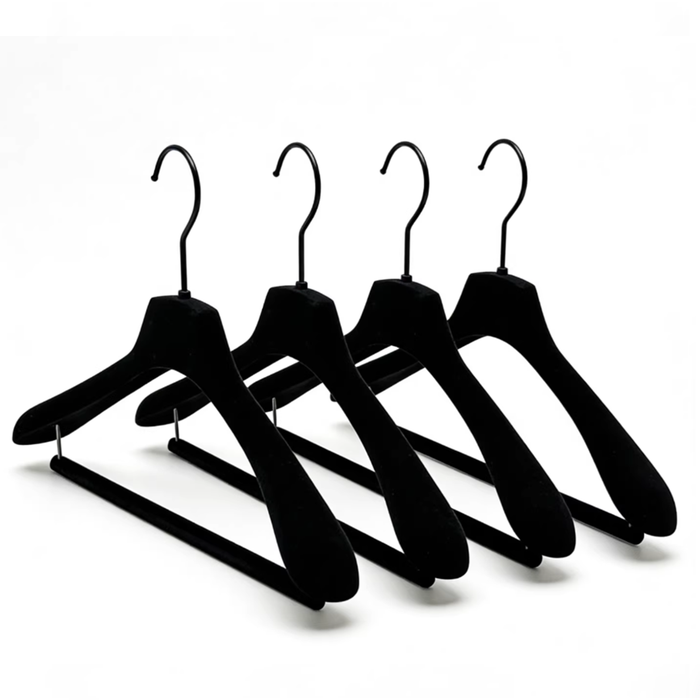 Commercial Velvet Hangers - Wide Shoulder Non-Slip for Suit Shops Hotels & Boutiques