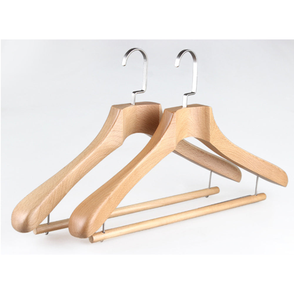 Luxury Wood Suit Hangers - Wide Shoulder Design for Jackets & Coats | thegarmenthanger