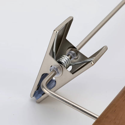 Wholesale Walnut Lacquered Wooden Hangers for Coats, Shirts, Suits & Trousers | OEM Custom
