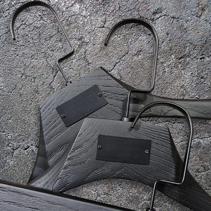 Premium Wooden Pants Hangers - Hotel & Boutique Quality Clips thegarmenthanger