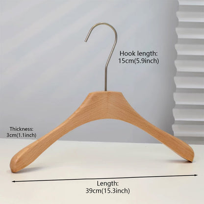 Premium Beech Wood Clothes & Trouser Hangers | Custom OEM/ODM | Low MOQ from 50pcs