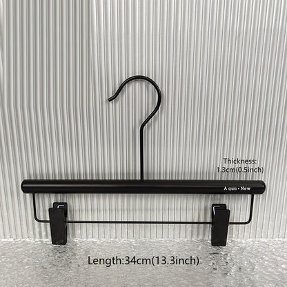 Premium Black Wood Hangers Non-Slip Luxury Hotel Hangers for Suits - thegarmenthanger
