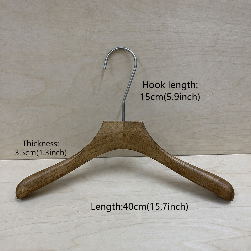 Wholesale Vintage Rubberwood Clothes & Pants Hangers | Custom Logo